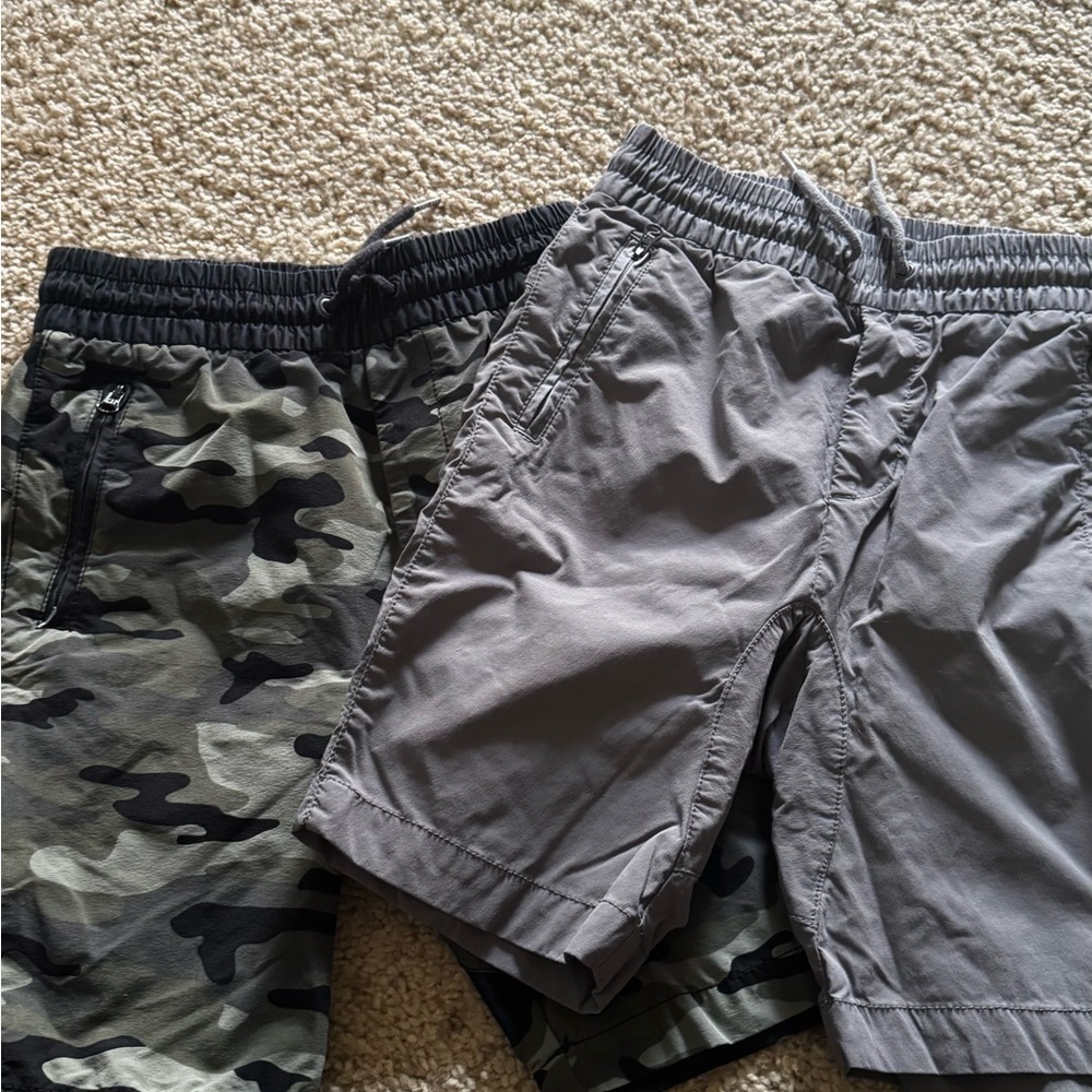 Gap Kids Camouflage and Gray Shorts Set